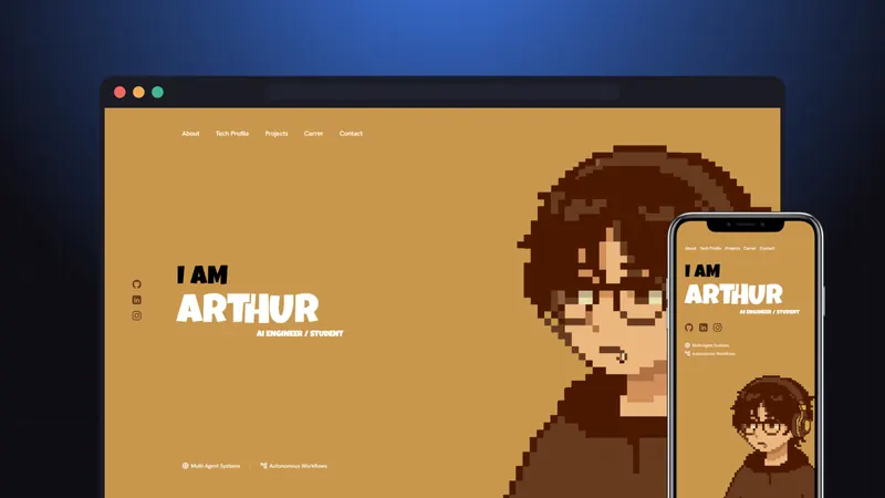 Landing page de alta conversão desenvolvida por Arthur Gonçalves, com layout responsivo e botão de WhatsApp em destaque